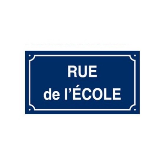 Plaque de rue Email First