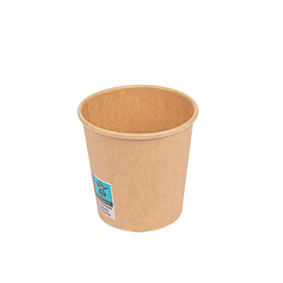 GOBELETS CARTON KRAFT 10 CL / 4 OZ