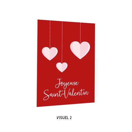 Affiche pour Saint-Valentin - Décoration