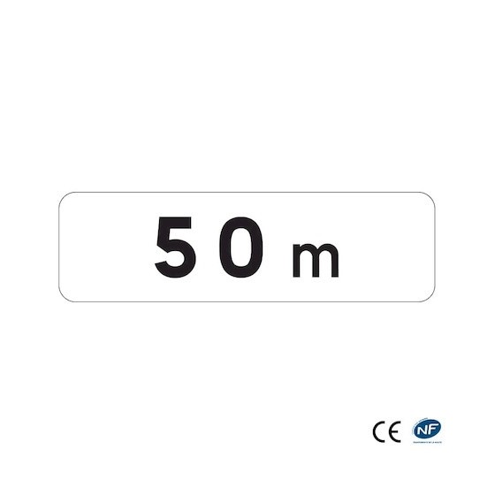 Panonceau M1 - Distance (personnalisable)